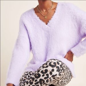 Anthropologie lavender Simone sweater
